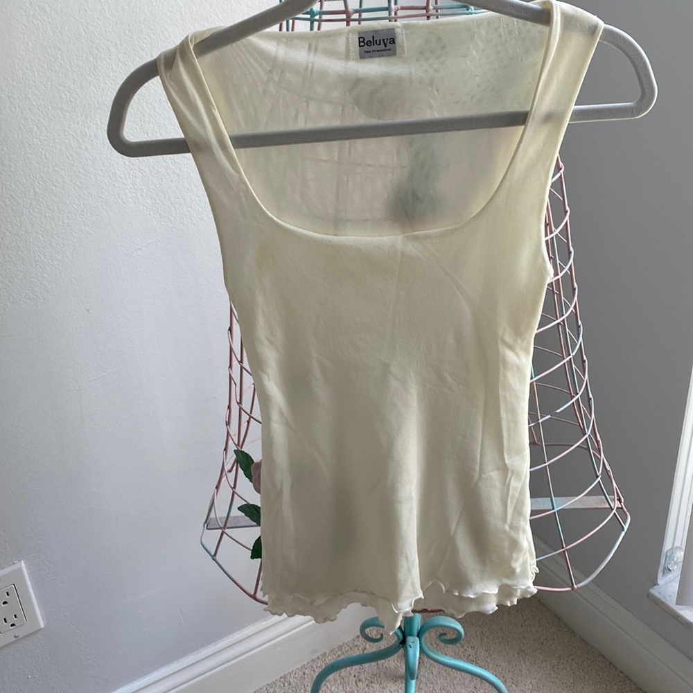 Cute never worn dressy tank shear